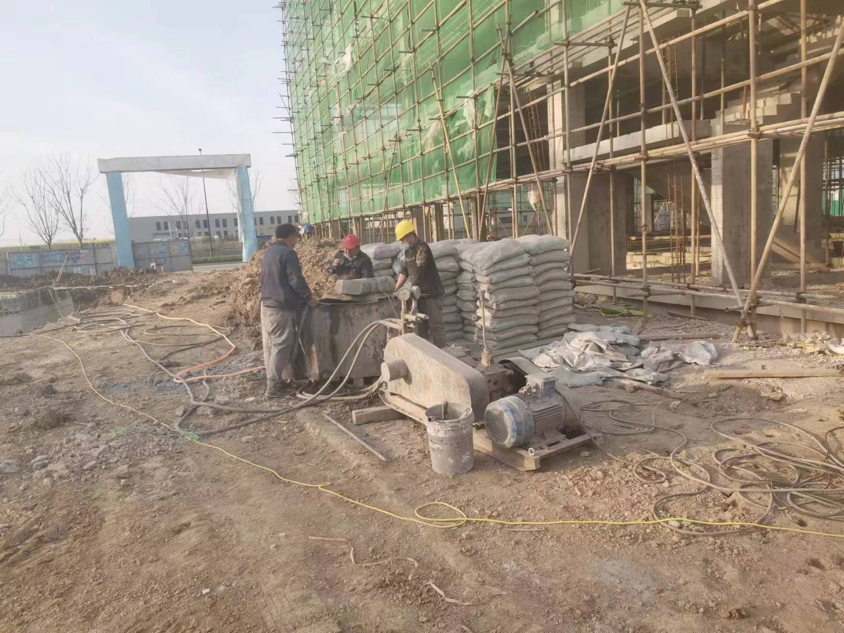 康平别墅下沉注浆